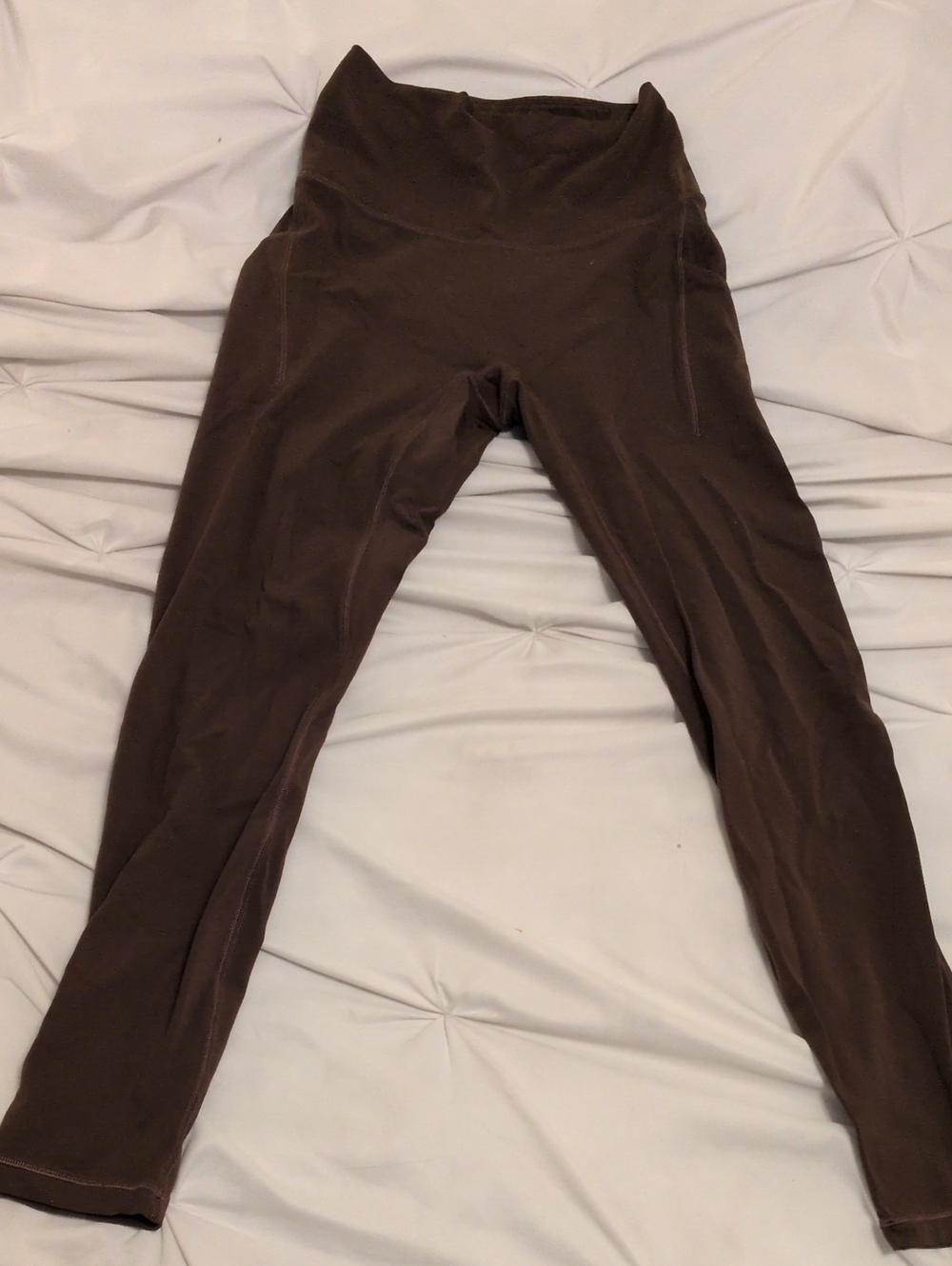 High-Rise Brown Leggings for Women — Sleek Everyday Stretch